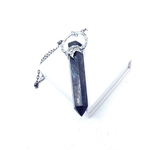 Astrophyllite Crystal Mecklace - Picture 10 of 12